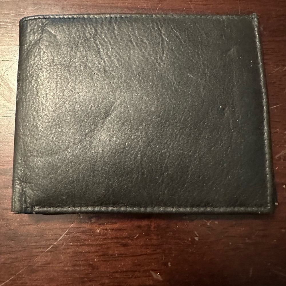 Men's Black Leather Wallet